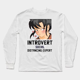 Introvert Social Distancing Expert Long Sleeve T-Shirt